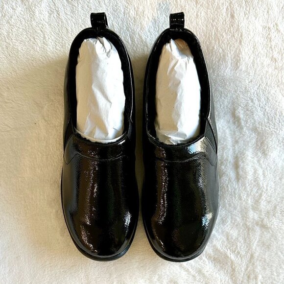 NIB Comfortview Women's Oceane Loafers Shoes Black Slip On Wedge Heels 8.5 M - Picture 2 of 7